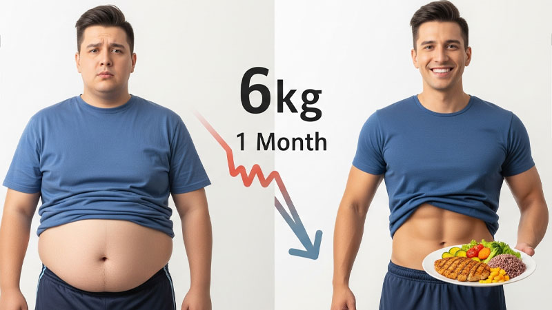 نکات رژیم لاغری 6 کیلو در ماه