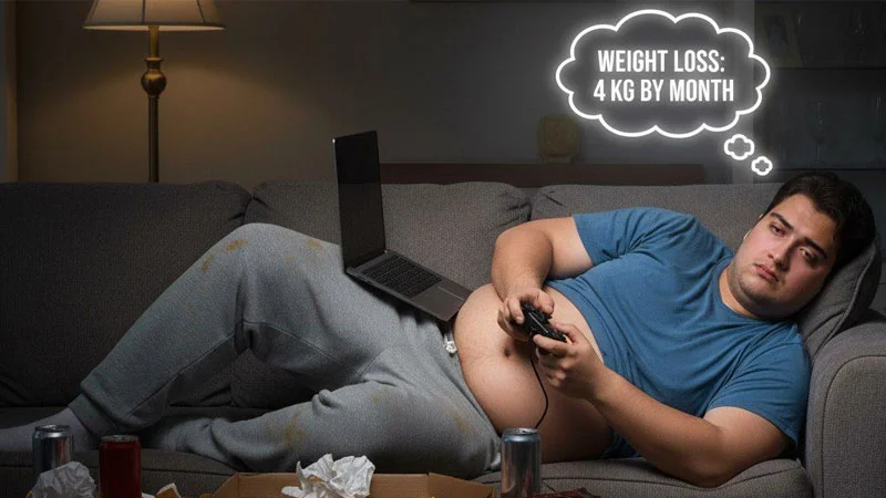 کاهش وزن 4 کیلوگرم در ماه چگونه امکان پذیر است؟