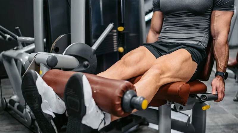 نمونه ای از حرکات جلو ران (چهار سر ران)