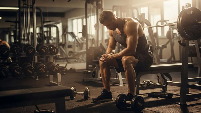 اهمیت استراحت بین ستها در رشد عضلانی