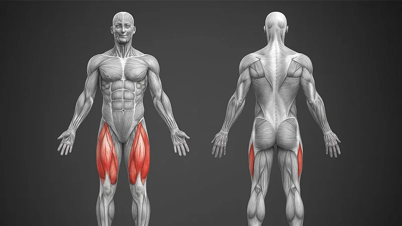 حرکات جلو ران در آناتومی بدن