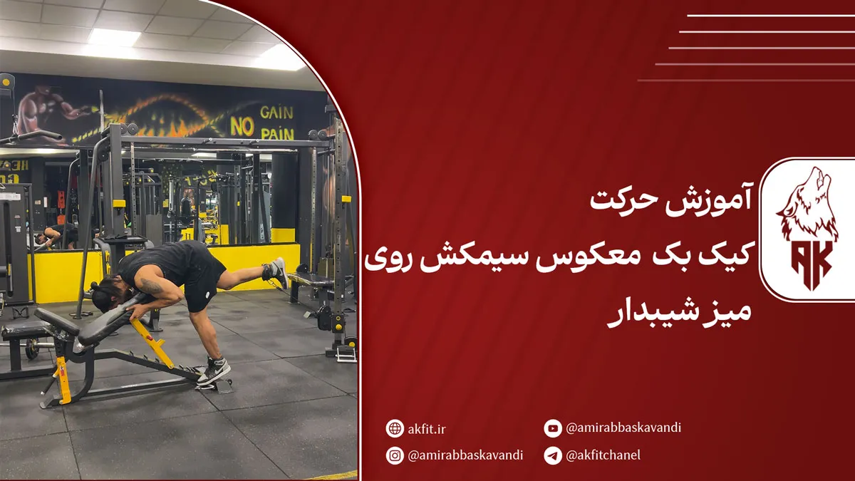 حرکت کیک ‌بک معکوس سیمکش روی میز شیبدار