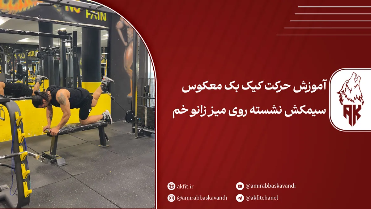حرکت کیک بک معکوس سیمکش نشسته روی میز زانو خم + تمام نکاتی که باید بدانید!